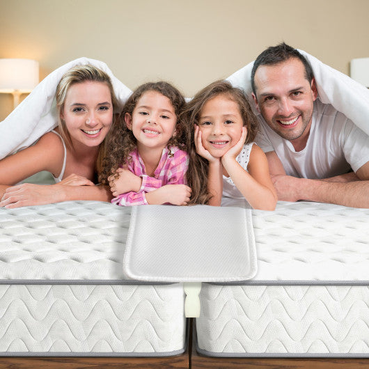 9"/12" Wide Bed Bridge Twin to King Converter Kit with Strap-9 inches