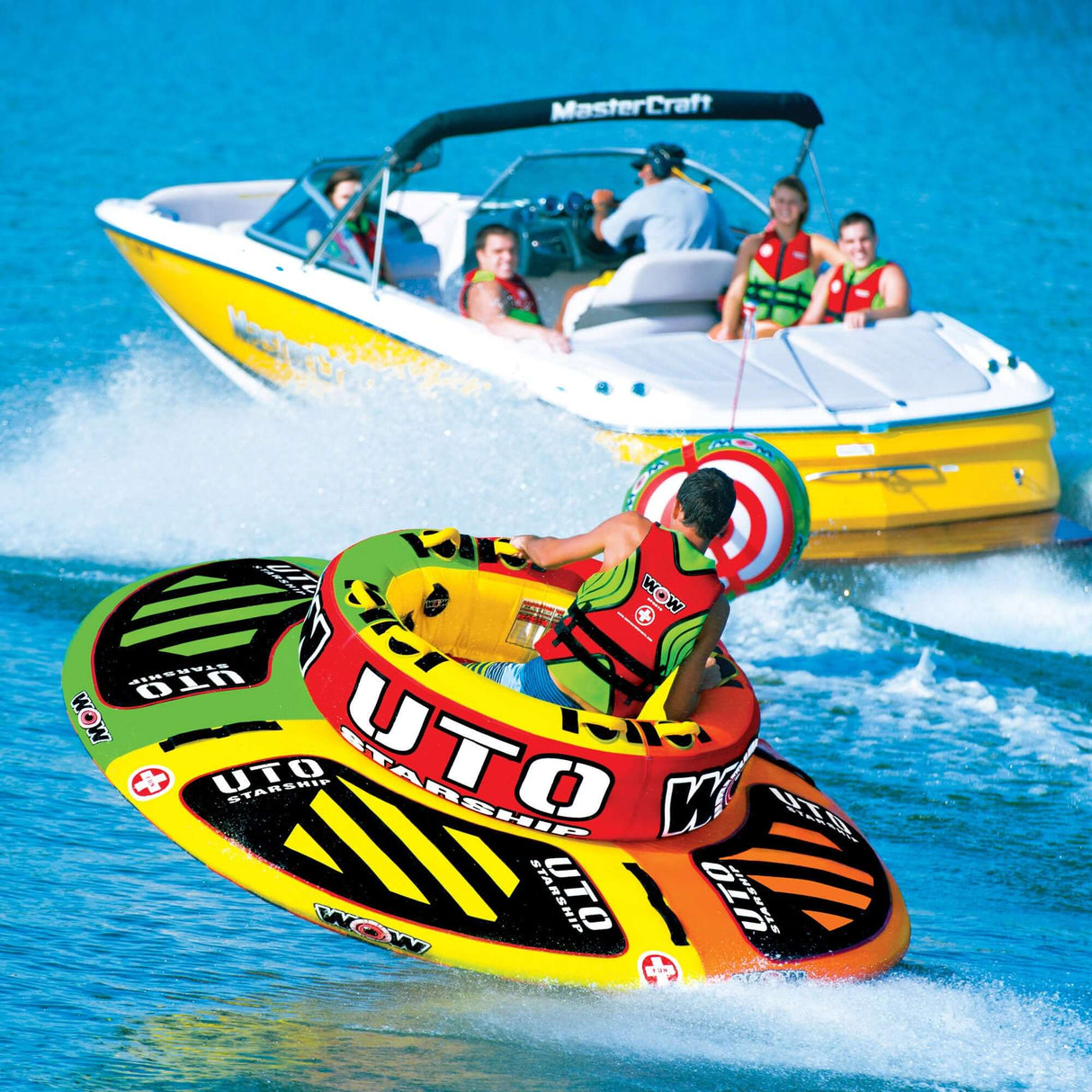 Wow Sports UTO Starship 1-5 Person Towable (15-1110) by Jupiter Gear