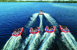 WOW Sports Power Steer 3 Person 3P Steerable Deck Tube (22-WTO-3975) by Jupiter Gear