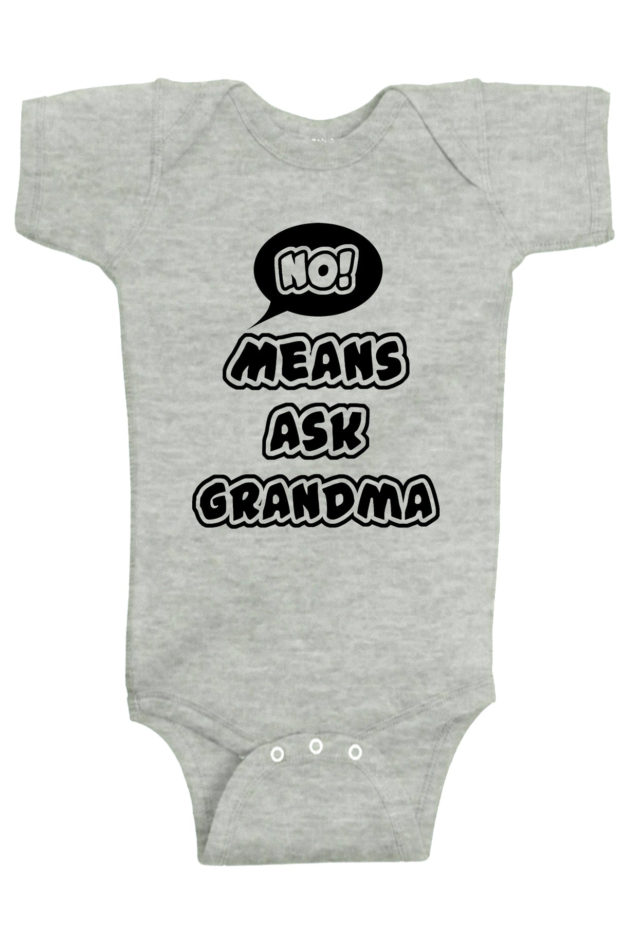 No Means Ask Grandma Bodysuit - Aiden's Corner