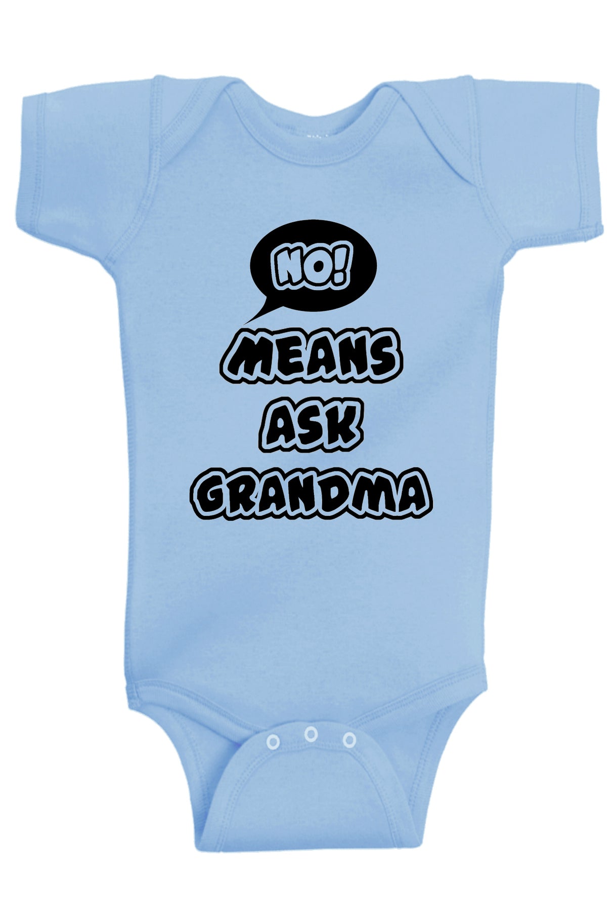 No Means Ask Grandma Bodysuit - Aiden's Corner