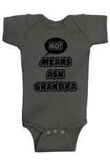 No Means Ask Grandpa Bodysuit - Aiden's Corner