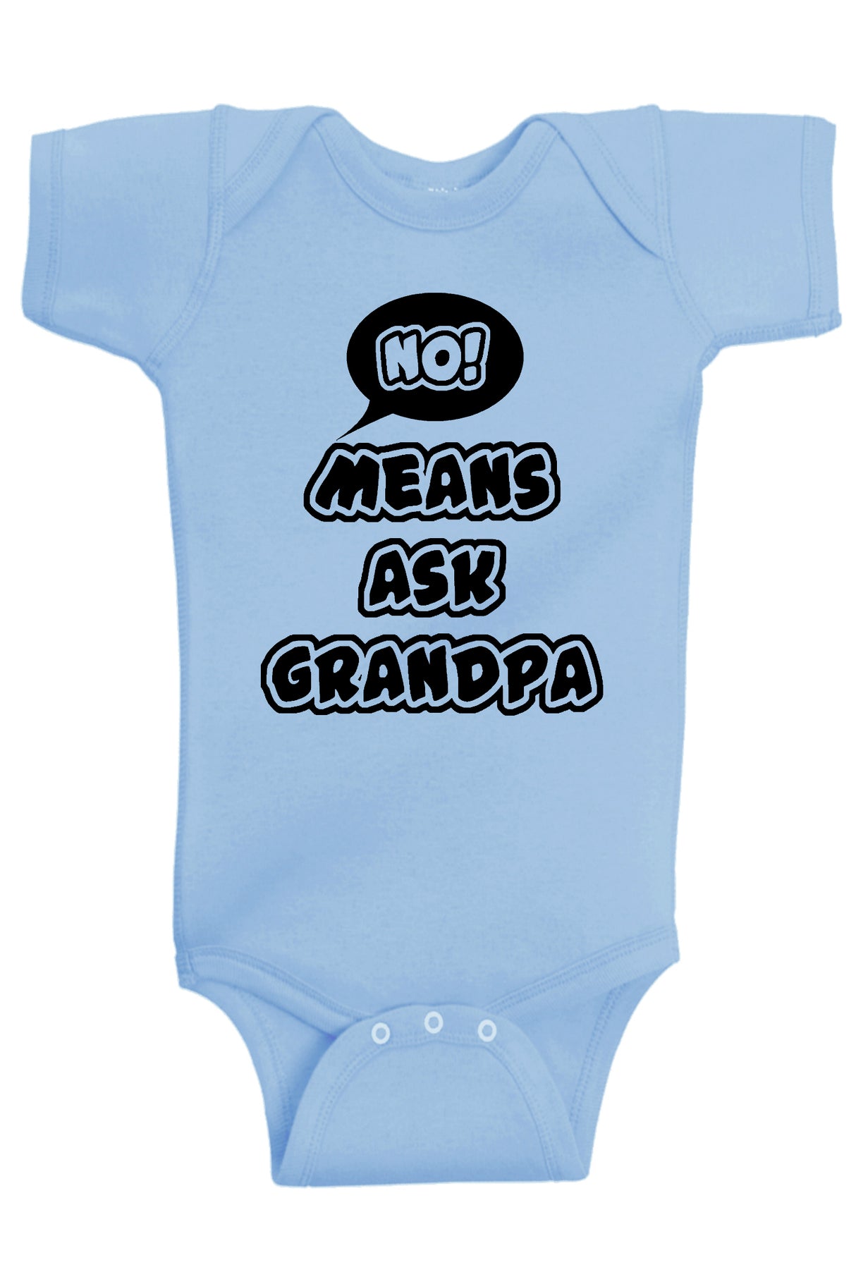No Means Ask Grandpa Bodysuit - Aiden's Corner
