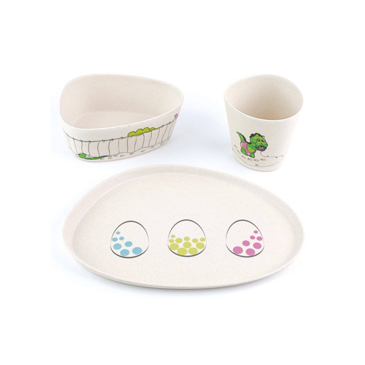 Dinosaur -3pcs Kids Dinnerware Set by Peterson Housewares & Artwares