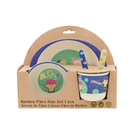 KIDS DINNER SET BLUE BOY by Peterson Housewares & Artwares