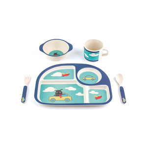 Car -5pcs Kids Dinnerware Set by Peterson Housewares & Artwares