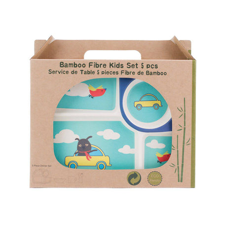 Car -5pcs Kids Dinnerware Set by Peterson Housewares & Artwares