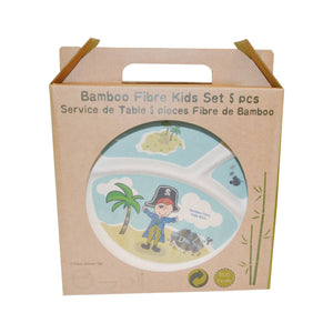 Pirate Blue -5pcs Kids Dinnerware Set by Peterson Housewares & Artwares