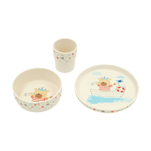 Kids Dinner Set Bear (3Pcs) by Peterson Housewares & Artwares