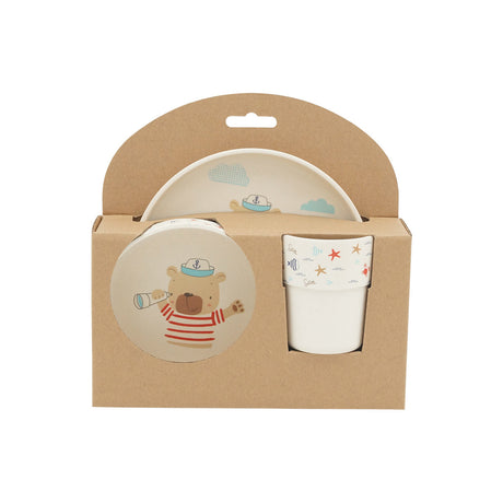 Kids Dinner Set Bear (3Pcs) by Peterson Housewares & Artwares