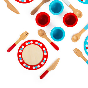 Dinner Service (20 Pieces) by Bigjigs Toys US