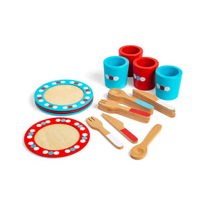 Dinner Service (20 Pieces) by Bigjigs Toys US