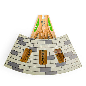 Triple Engine Shed by Bigjigs Toys US