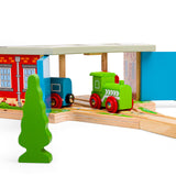 Triple Engine Shed by Bigjigs Toys US
