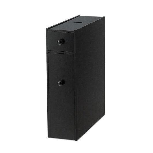 Black Bathroom Cabinet Space Saver Storage Organizer