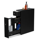 Black Bathroom Cabinet Space Saver Storage Organizer