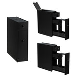 Black Bathroom Cabinet Space Saver Storage Organizer