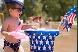 L/E Lauren Holiday Summer Cherry Bomb Print Nageuret Swim Diaper - 100% Proceeds to CF Foundation by Beau & Belle Littles