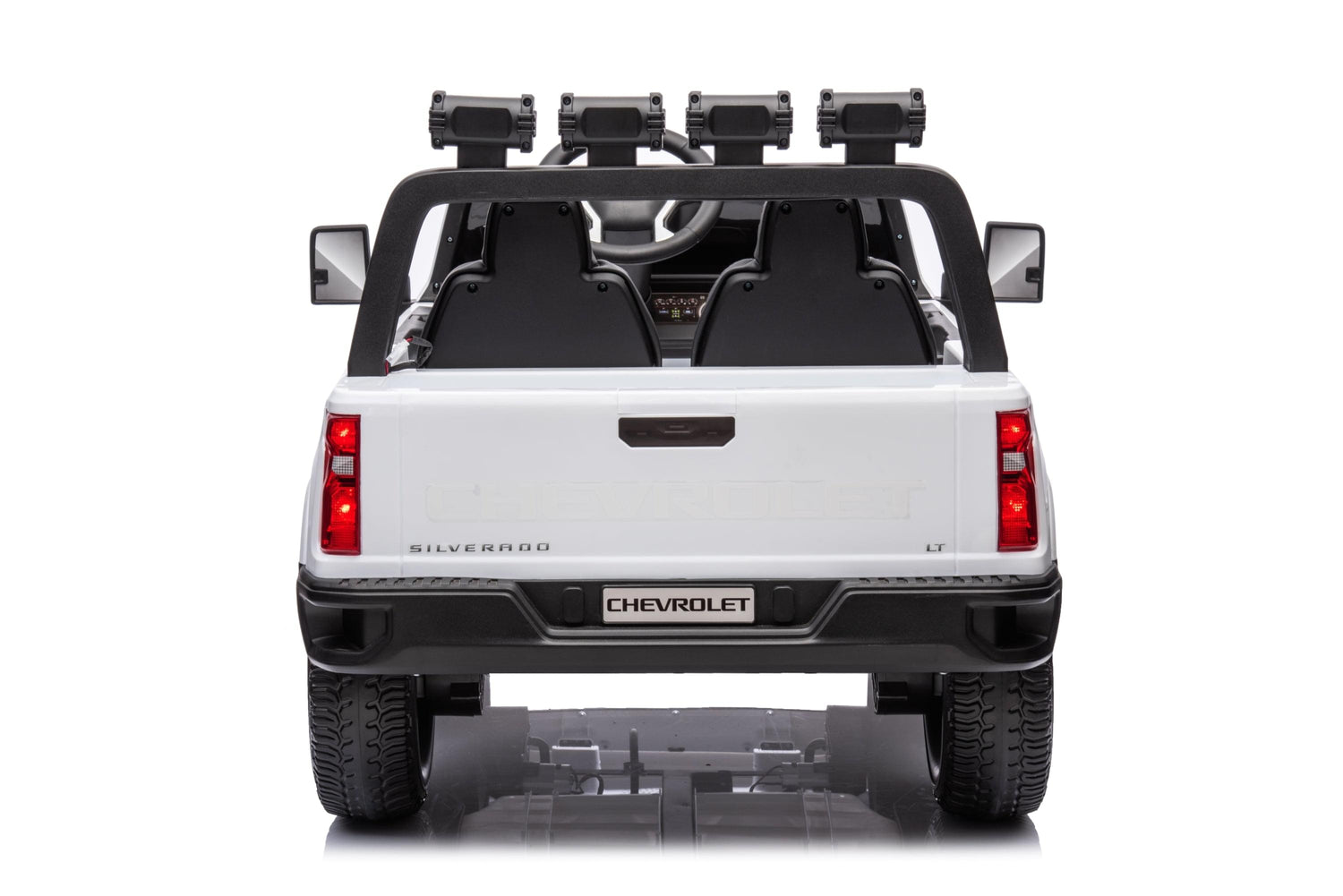 24V 4x4 Chevrolet Silverado 2 Seater Ride on Truck - DTI Direct USA