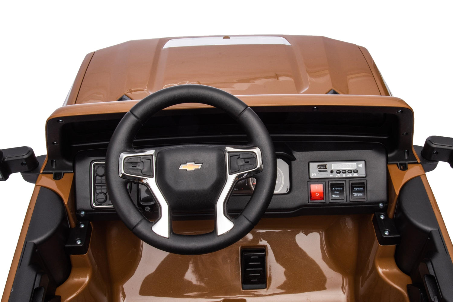 24V 4x4 Chevrolet Silverado 2 Seater Ride on Truck - DTI Direct USA