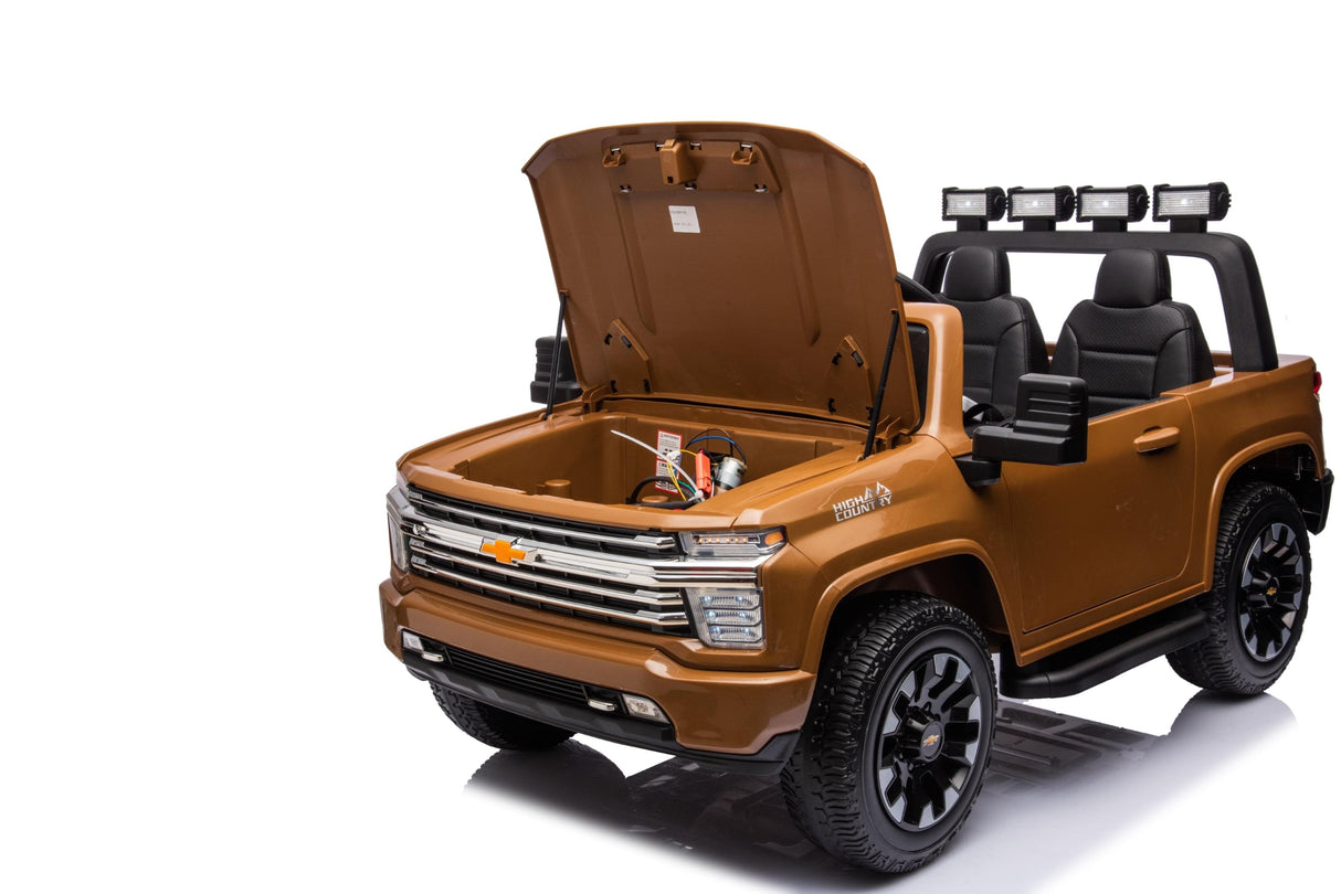 24V 4x4 Chevrolet Silverado 2 Seater Ride on Truck - DTI Direct USA