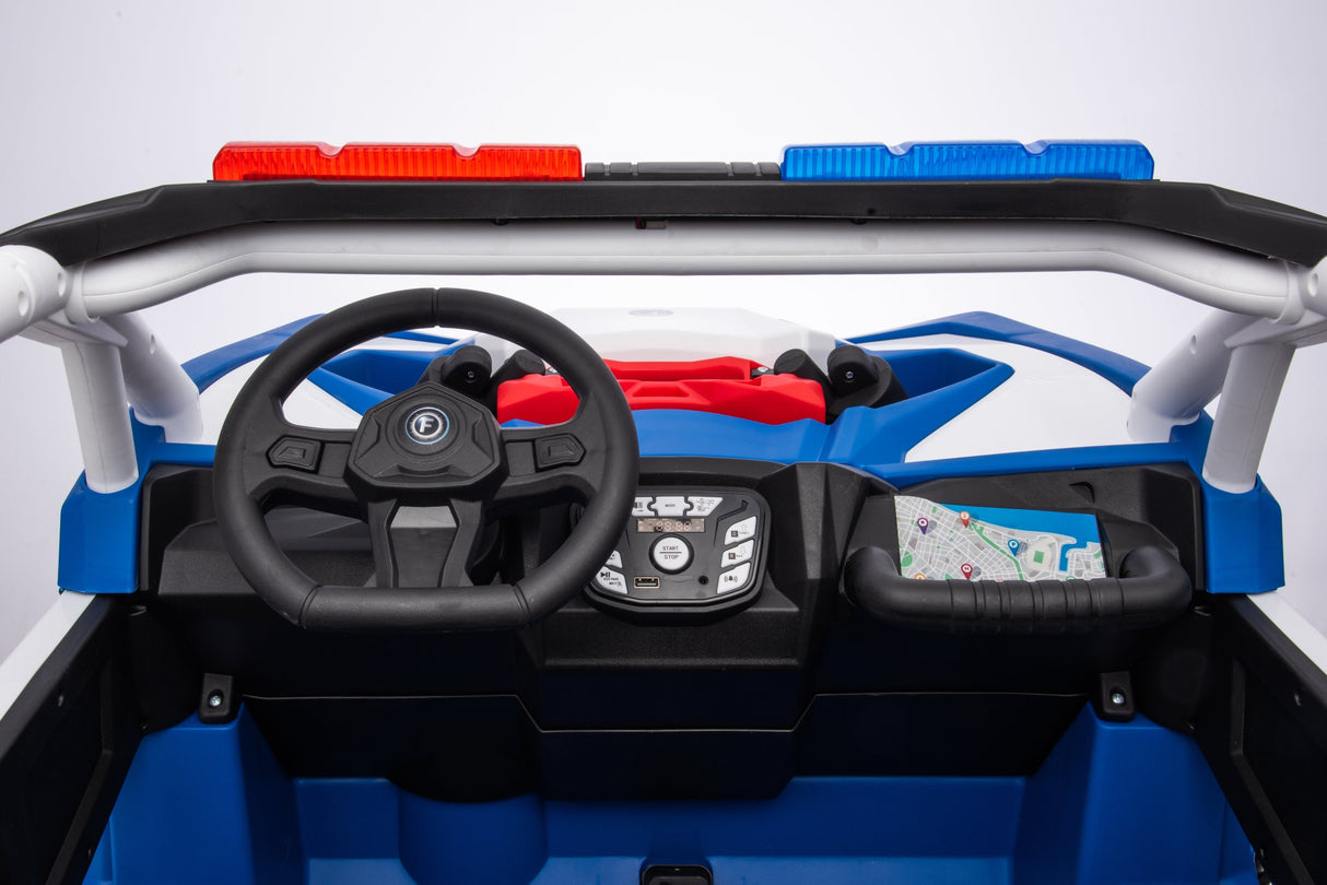 24V Freddo Storm Police UTV 2 Seater - DTI Direct USA