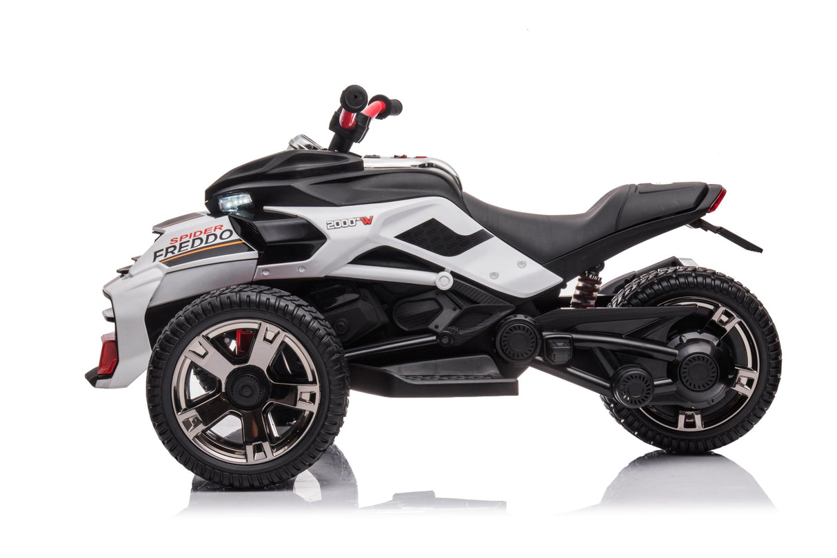 12V Freddo Spider 3 Wheel Motorcycle Trike 2 Seater - DTI Direct USA