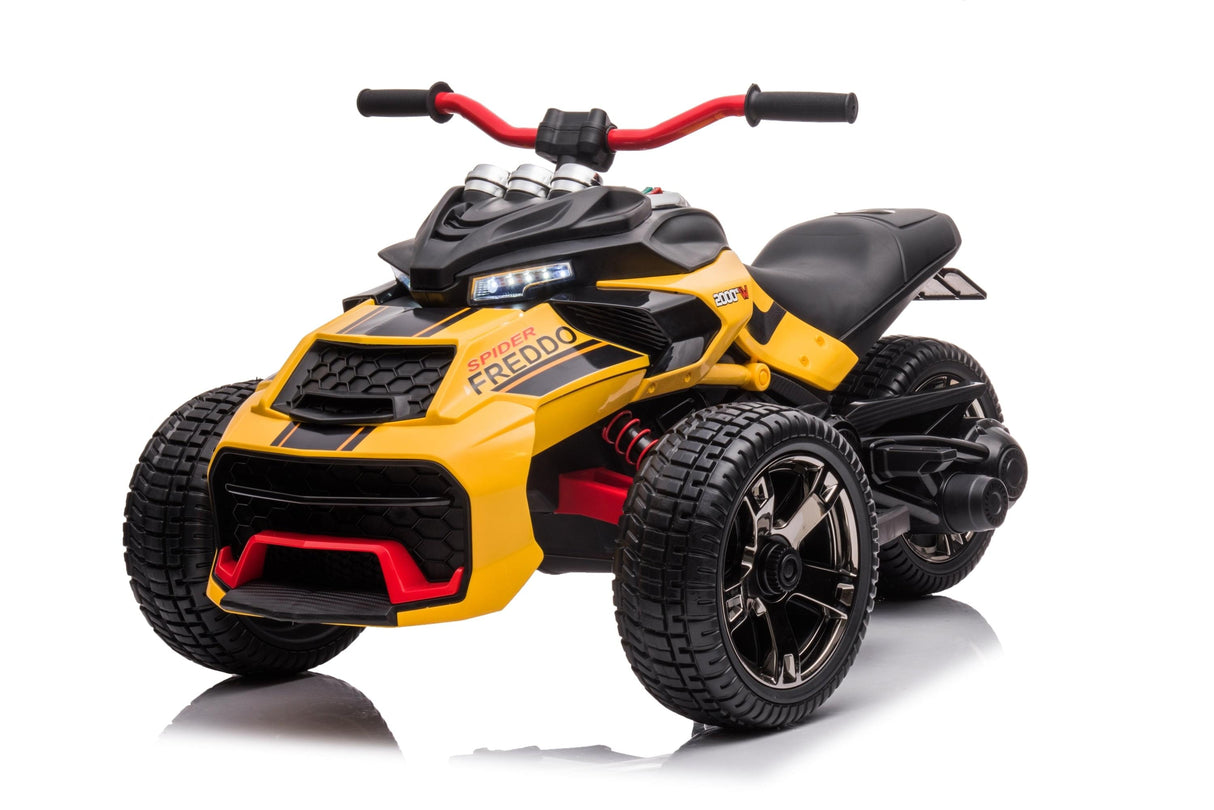 12V Freddo Spider 3 Wheel Motorcycle Trike 2 Seater - DTI Direct USA