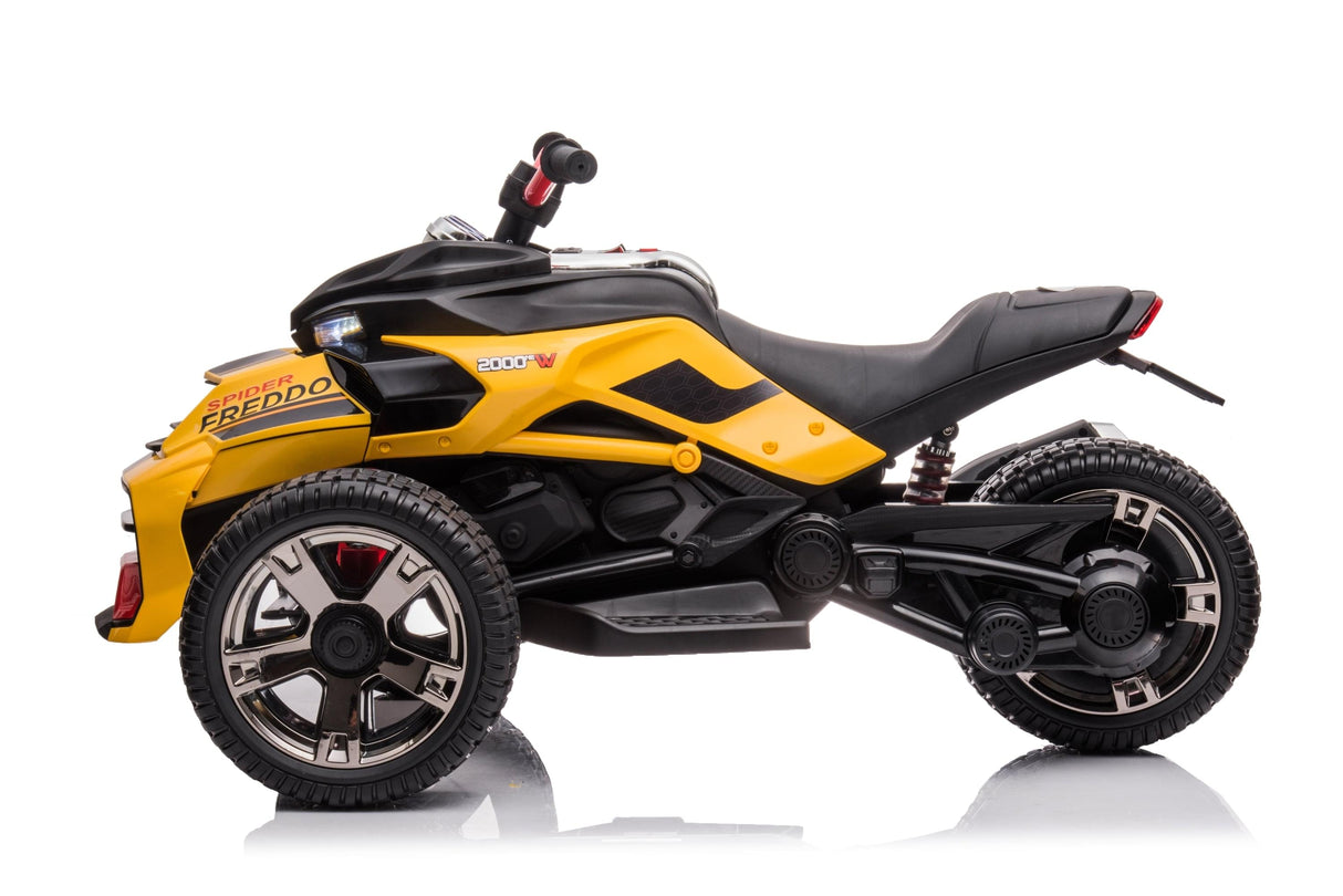 12V Freddo Spider 3 Wheel Motorcycle Trike 2 Seater - DTI Direct USA