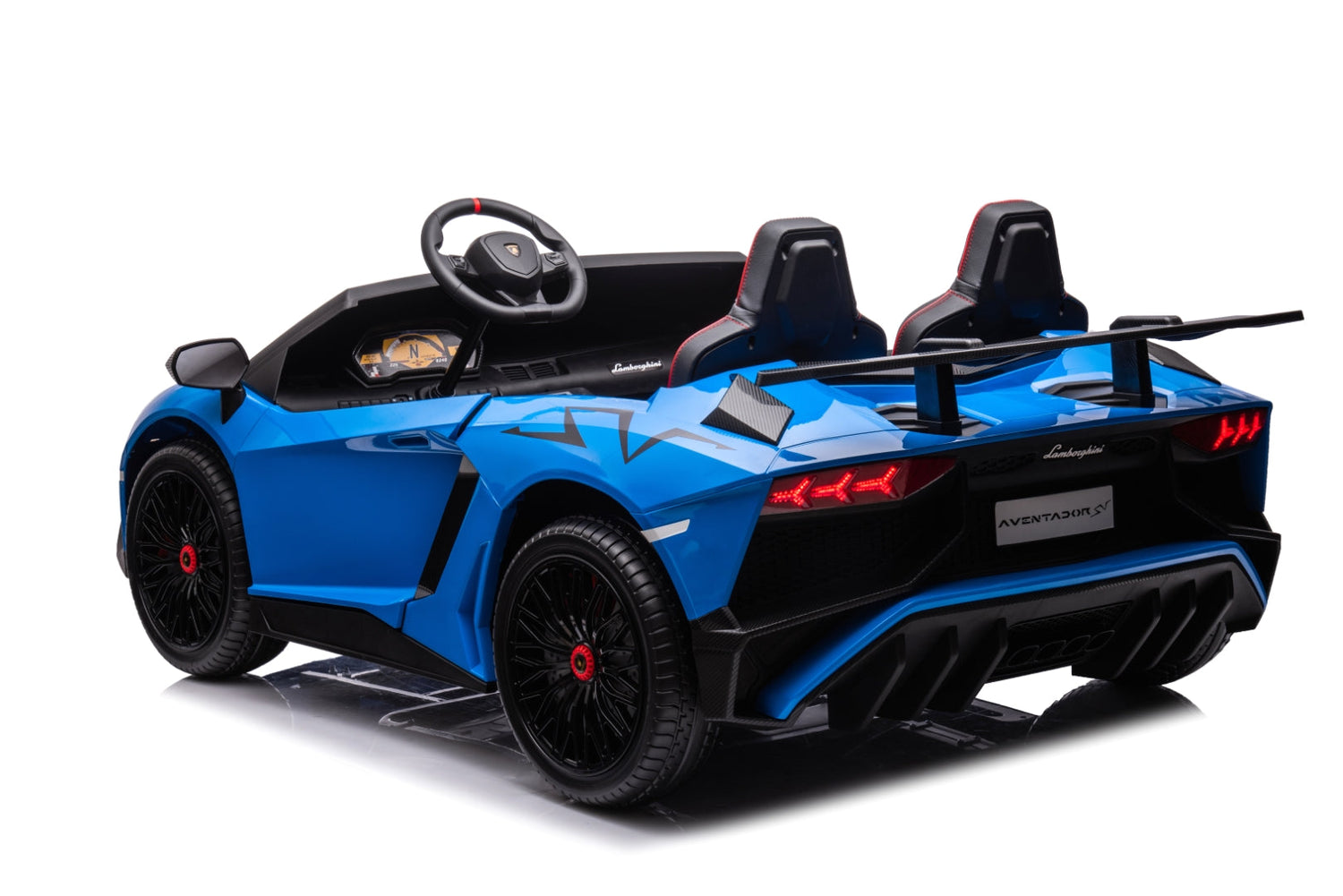 24V Lamborghini Aventador 2 Seater Ride on Car for Kids with Brushless Motor - DTI Direct USA