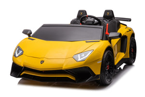24V Lamborghini Aventador 2 Seater Ride on Car for Kids with Brushless Motor - DTI Direct USA