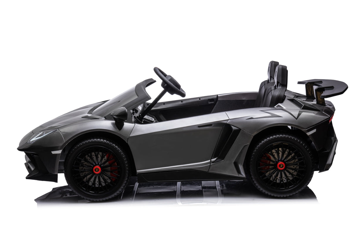 24V Lamborghini Aventador 2 Seater Ride on Car for Kids with Brushless Motor - DTI Direct USA