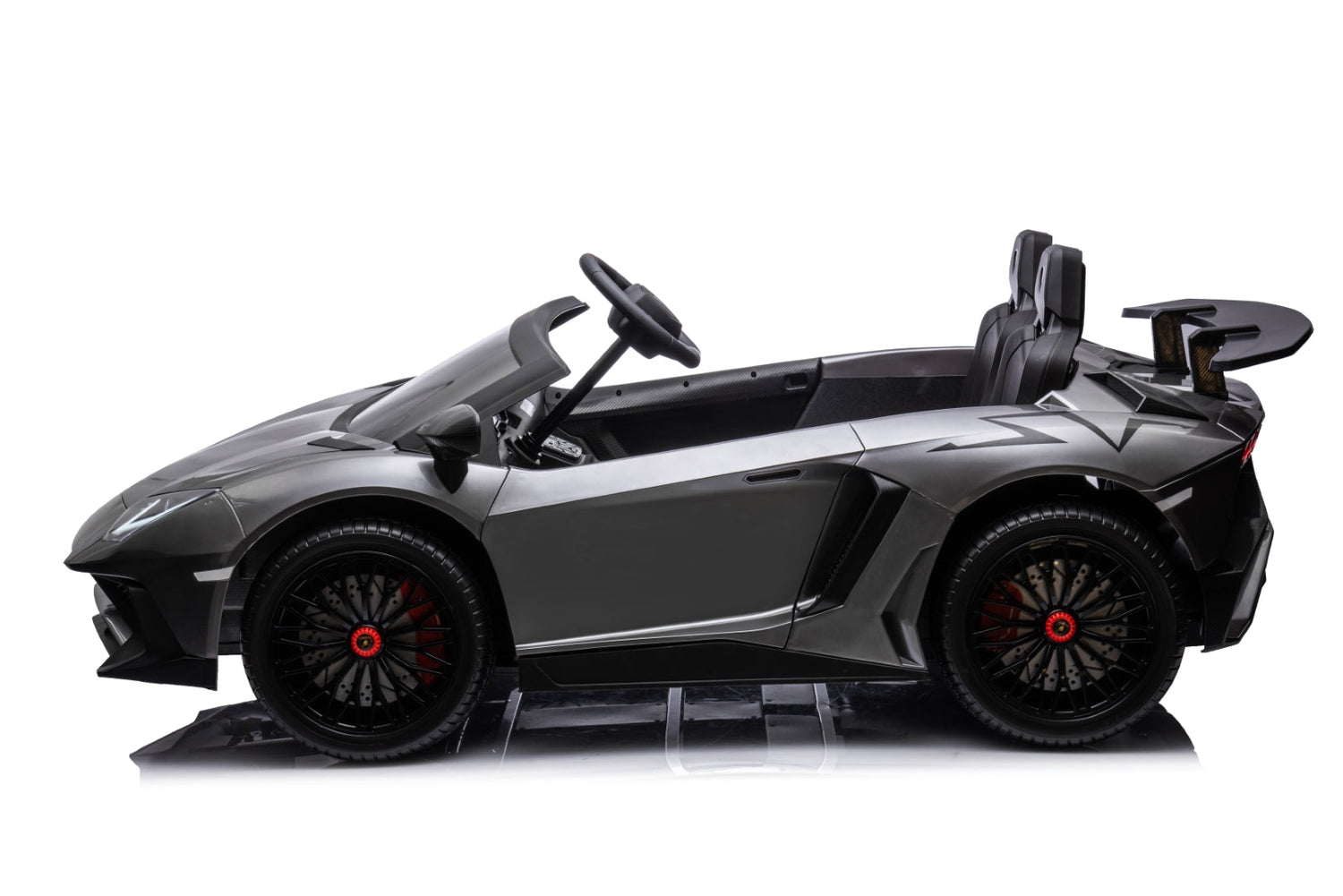 24V Lamborghini Aventador 2 Seater Ride on Car for Kids with Brushless Motor - DTI Direct USA