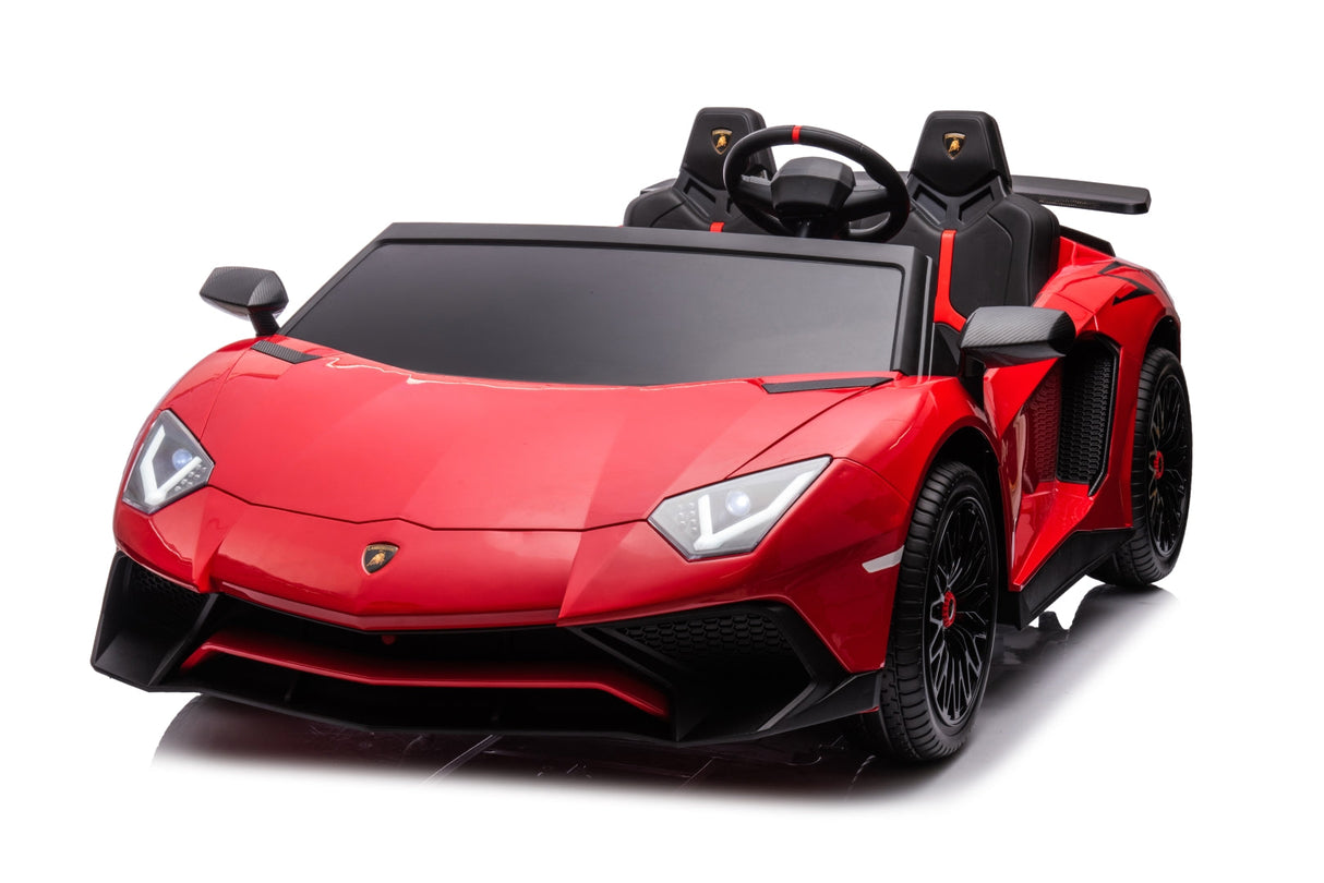 24V Lamborghini Aventador 2 Seater Ride on Car for Kids with Brushless Motor - DTI Direct USA