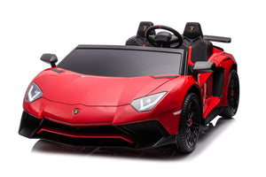 24V Lamborghini Aventador 2 Seater Ride on Car for Kids with Brushless Motor - DTI Direct USA