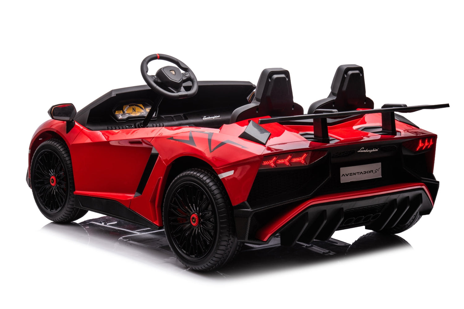 24V Lamborghini Aventador 2 Seater Ride on Car for Kids with Brushless Motor - DTI Direct USA