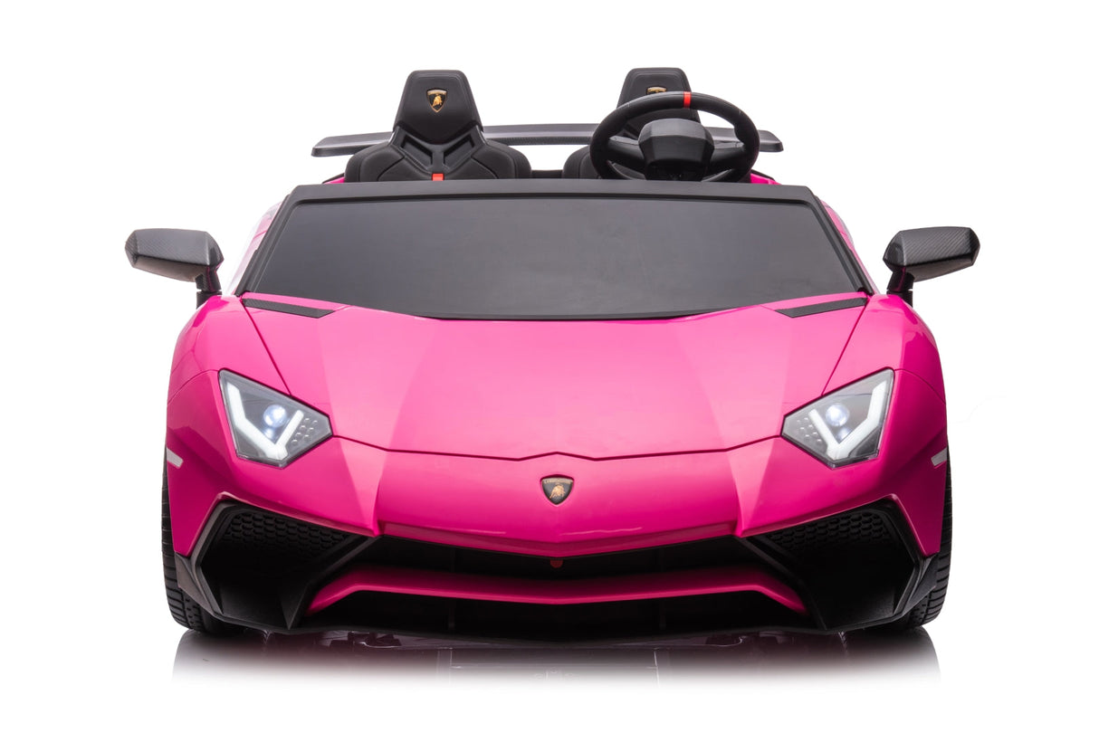 24V Lamborghini Aventador 2 Seater Ride on Car for Kids with Brushless Motor - DTI Direct USA