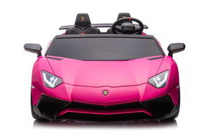 24V Lamborghini Aventador 2 Seater Ride on Car for Kids with Brushless Motor - DTI Direct USA
