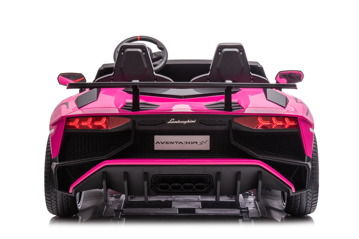 24V Lamborghini Aventador 2 Seater Ride on Car for Kids with Brushless Motor - DTI Direct USA
