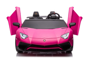 24V Lamborghini Aventador 2 Seater Ride on Car for Kids with Brushless Motor - DTI Direct USA