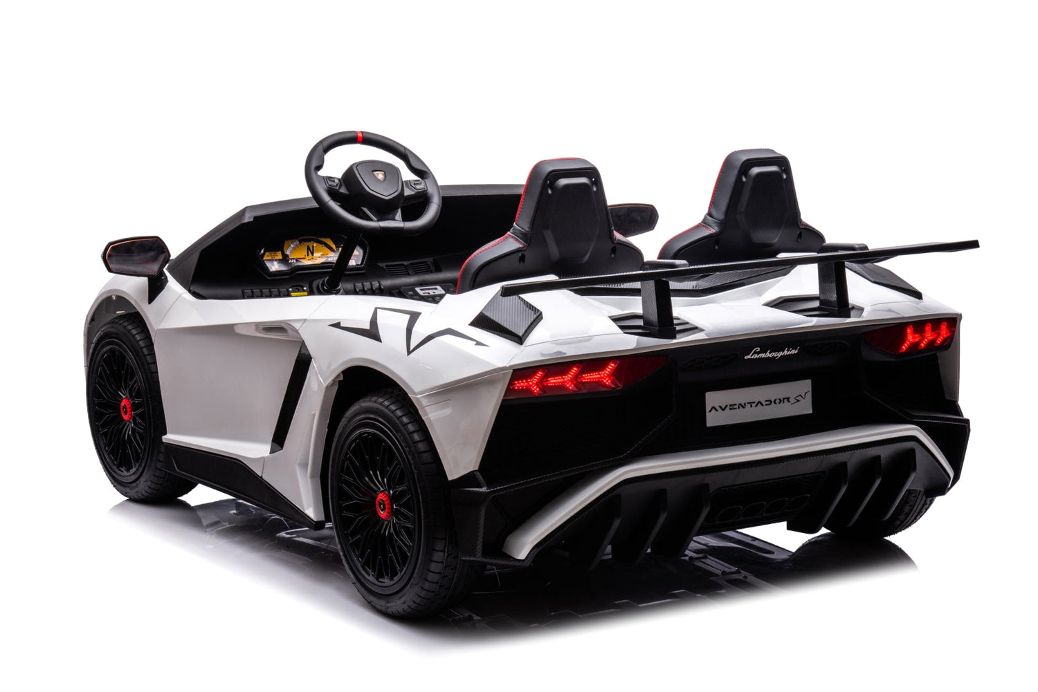 24V Lamborghini Aventador 2 Seater Ride on Car for Kids with Brushless Motor - DTI Direct USA
