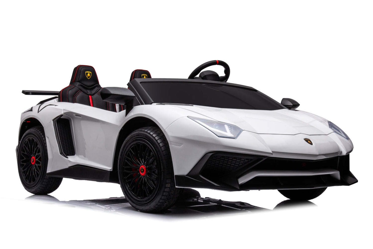 24V Lamborghini Aventador 2 Seater Ride on Car for Kids with Brushless Motor - DTI Direct USA