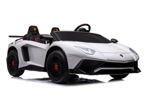 24V Lamborghini Aventador 2 Seater Ride on Car for Kids with Brushless Motor - DTI Direct USA