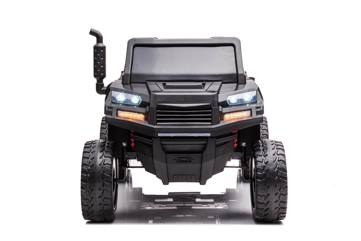 24V 6 Wheeler Freddo Tractor Trailer 2 Seater Ride-on with Dump Cart and Parental Remote - DTI Direct USA