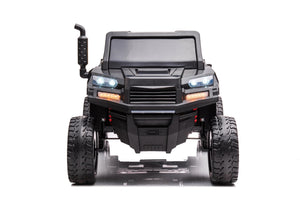 24V 6 Wheeler Freddo Tractor Trailer 2 Seater Ride-on with Dump Cart and Parental Remote - DTI Direct USA