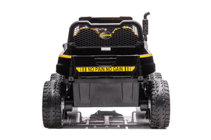 24V 6 Wheeler Freddo Tractor Trailer 2 Seater Ride-on with Dump Cart and Parental Remote - DTI Direct USA