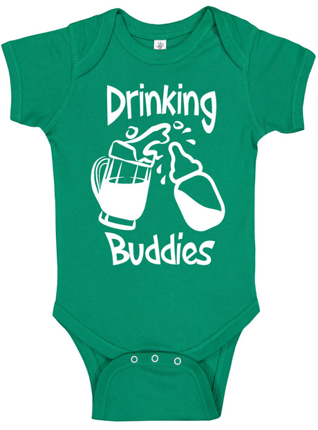 Drinking Buddies Mug Green Bodysuits - Aiden's Corner