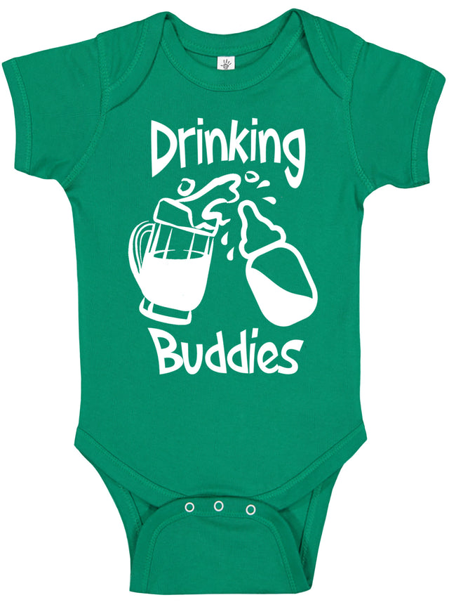 Drinking Buddies Mug Green Bodysuits - Aiden's Corner