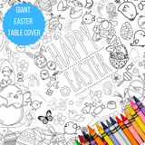 Easter Coloring Tablecloth by Creative Crayons Workshop