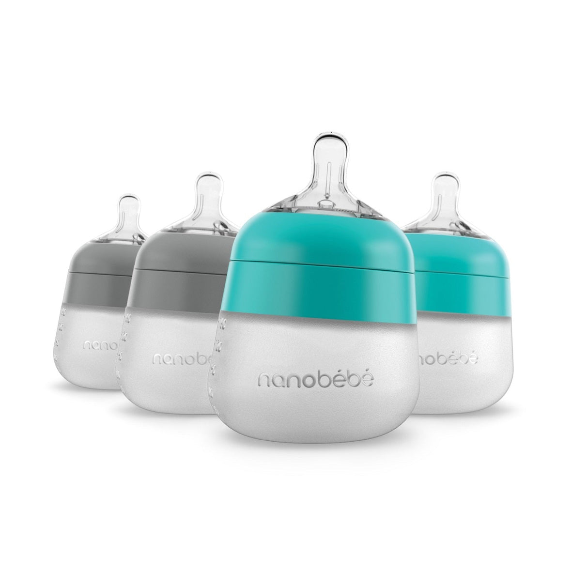 Flexy Silicone Baby Bottle - 5oz & 9oz by Nanobébé US
